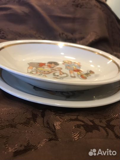 Тарелки детские гдр кахла (набор)