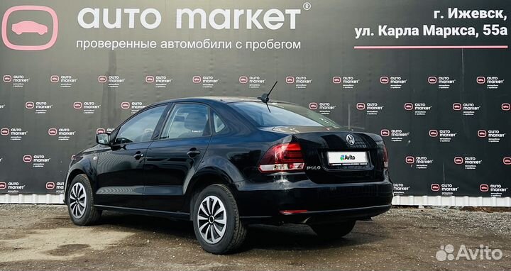 Volkswagen Polo 1.6 AT, 2019, 124 504 км