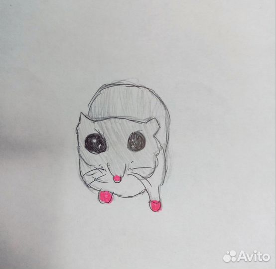 Рисунок животного на заказ электронно