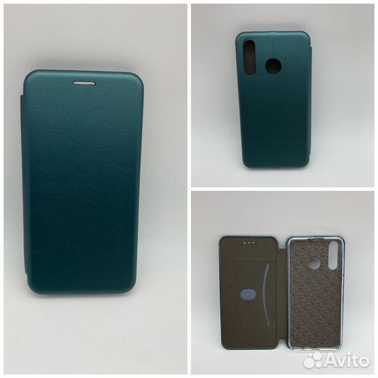 Чехол-книжка для Huawei/Honor/Xiaomi/Tecno (кожа)