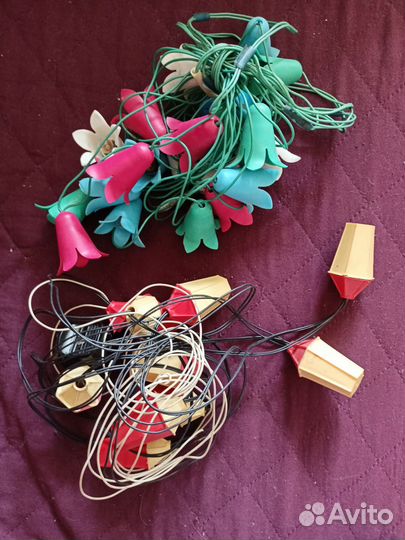 Елочная гирлянда СССР