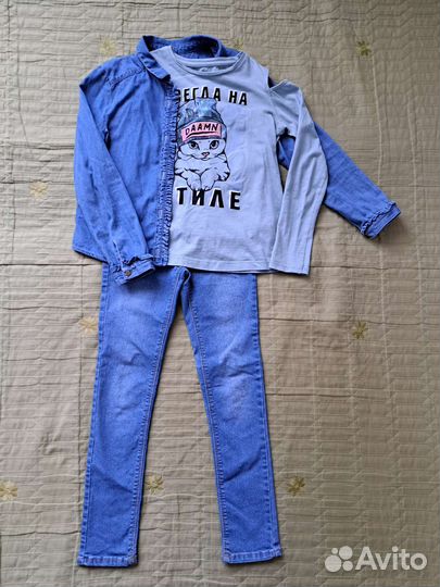 Вещи пакетом на девочку