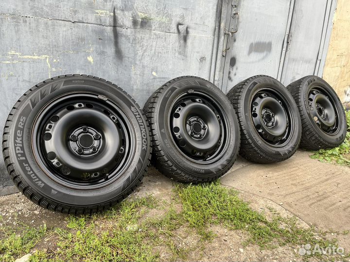 Комплект колес r15 5/100 (зима) polo, rapid