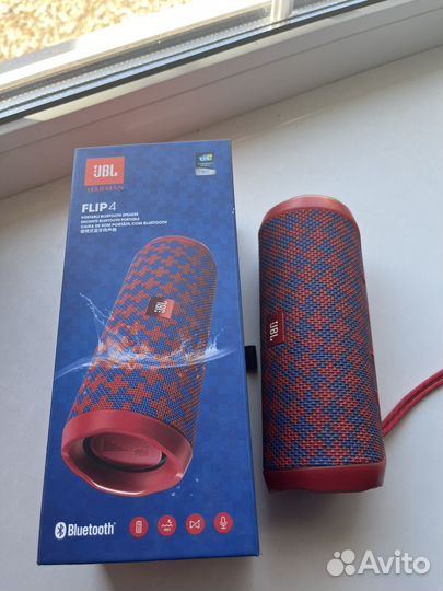 Портативная колонка JBL flip 4 оригинал 20 Вт