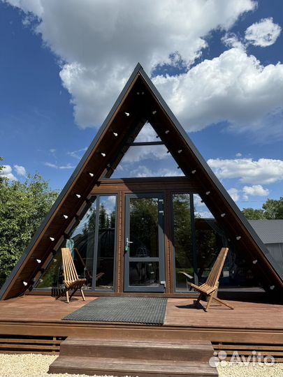 Баня на дровах с чаном и бассейном