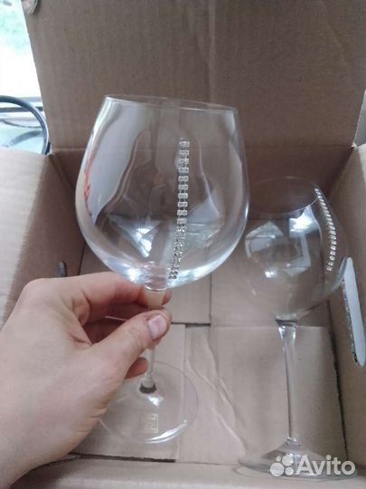Бокалы swarovski