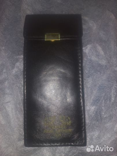 Кожаный чехол для очков