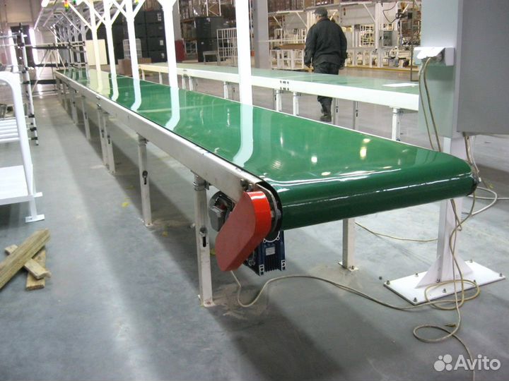 Телескопический ленточный конвейер