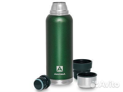 Термос 1200мл (32ч.) узкое горло, глухая пробка, 2