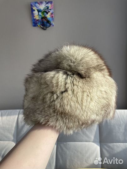 Шапка норковая,меха лисы и песца