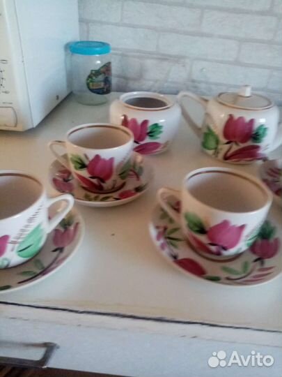 Чайный сервиз СССР Вербилки 1965 г