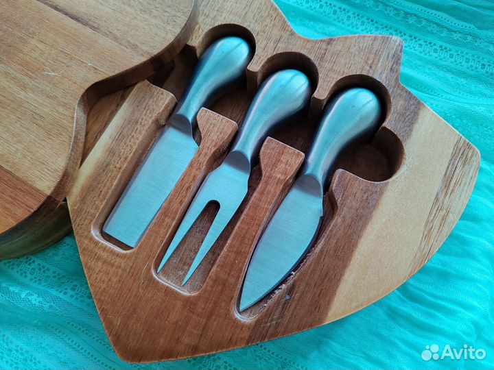 Набор для сыра в виде сердца