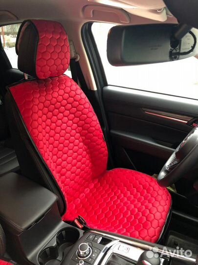 Накидки на сидения красные