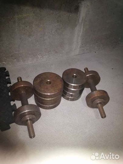 Гантели разборные