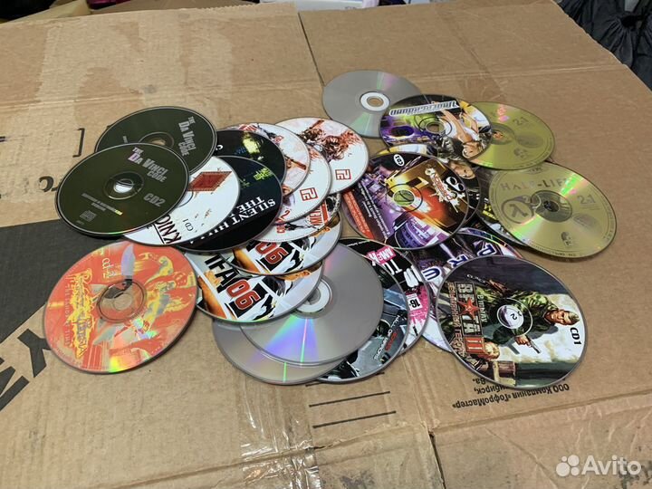 Диски сd и DVD б/у