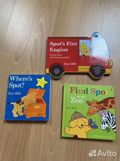Usborne: три книги про Спота /Where's Spot