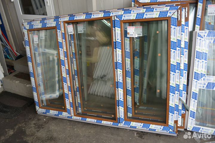 Окна б/у 807х1396 мм