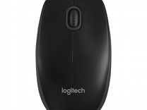 Мышь Logitech B100 Optical Mouse Black #374096