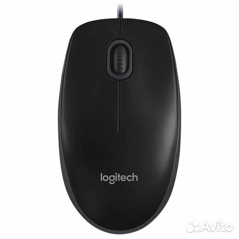 Мышь Logitech B100 Optical Mouse Black #374096