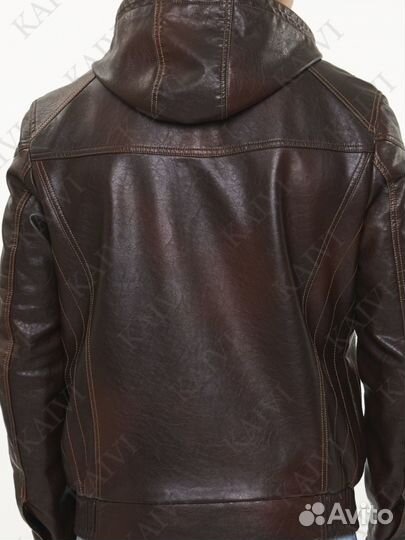 Кожаная куртка мужская