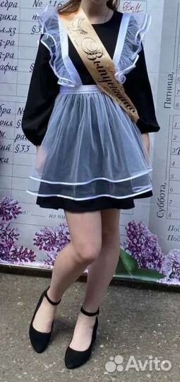 Школьный фартук и платье