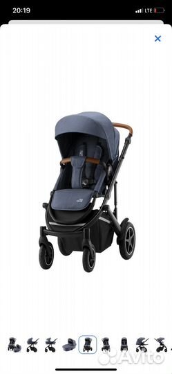 Коляска britax romer smile 3 2 в 1