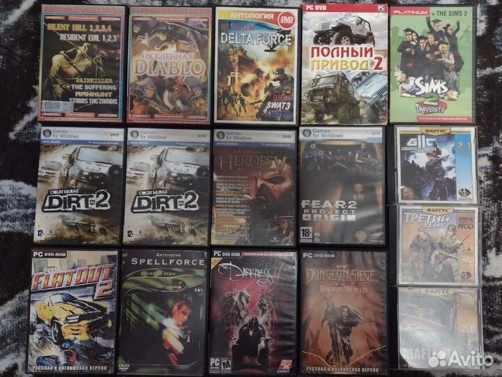 Компьютерные игры на дисках