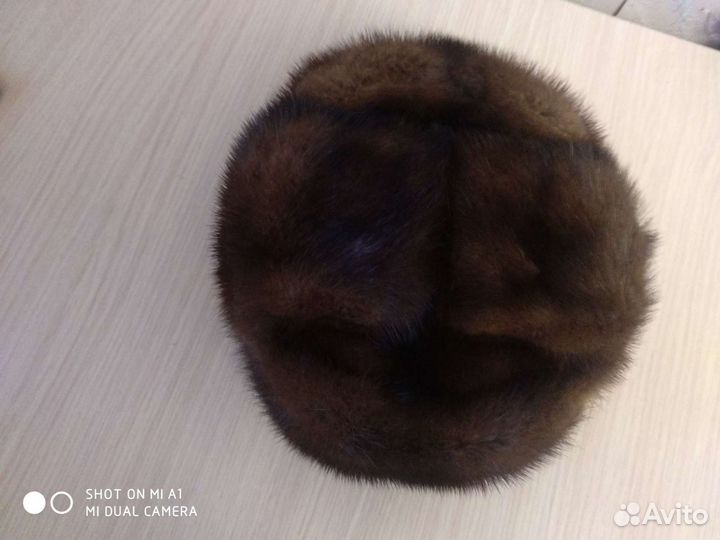 Мужская норковая шапка