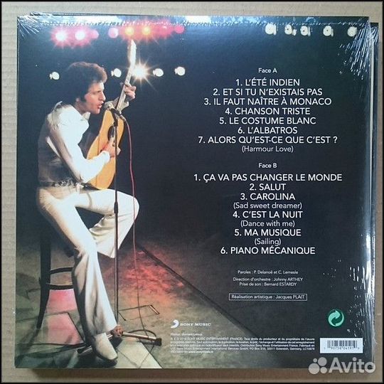 Виниловая пластинка Sony Joe Dassin Joe Dassin (Bl