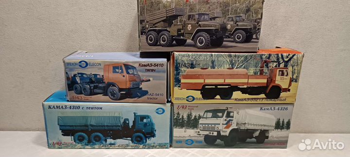 Коробки упаковки для моделей ссср/России 1/43