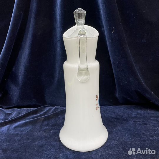 Графин кувшин стеклянный с крышкой Полевые цветы