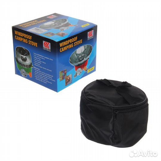 Плита газовая портативная с ветрозащитным экраном