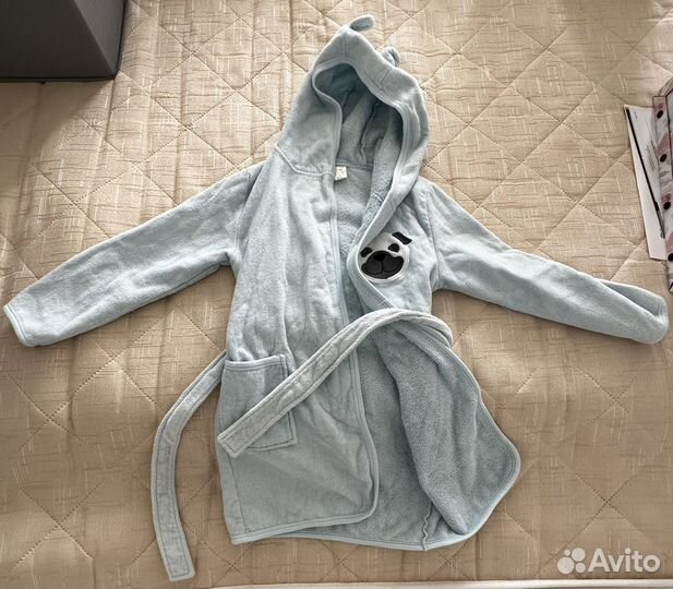 Детский махровый халат 110 р (5-6 лет)