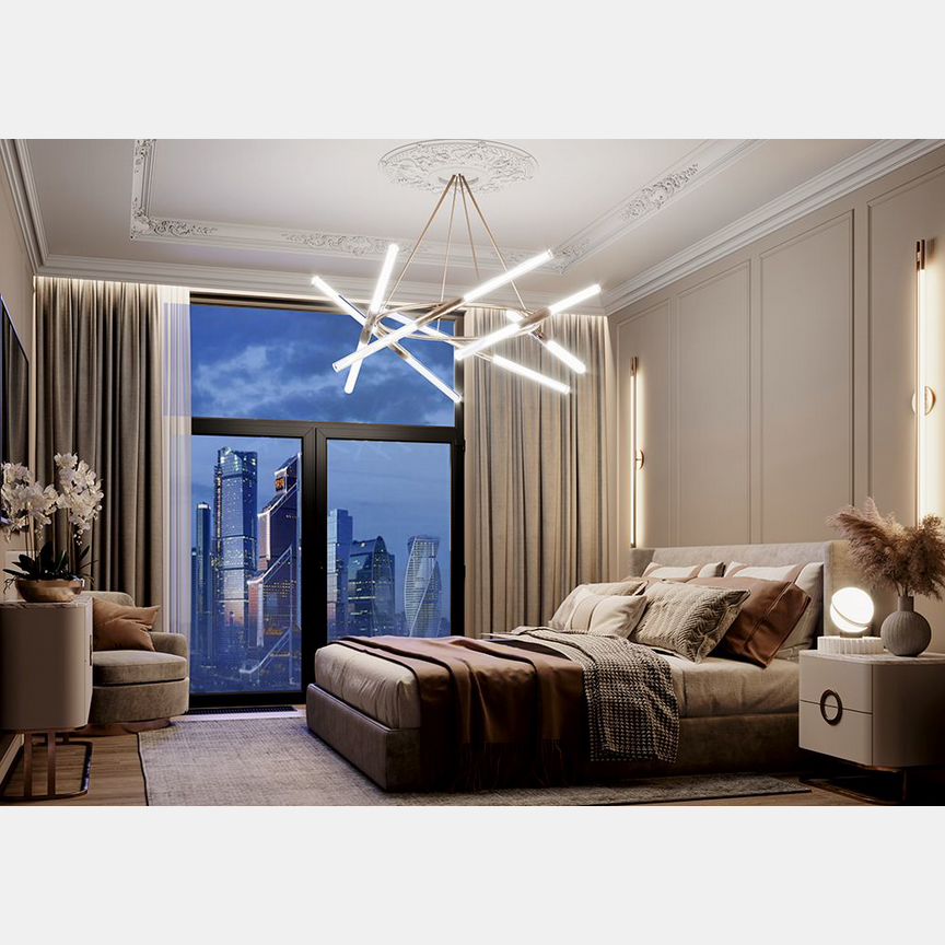 2-к. апартаменты, 58 м², 19/23 эт.