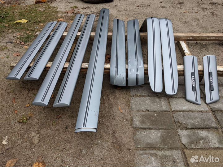 Молдинги / накладки W210 рестайлинг (комплект)