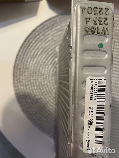 Радиатор печки отопителя Mercedes-Benz ML GL W166