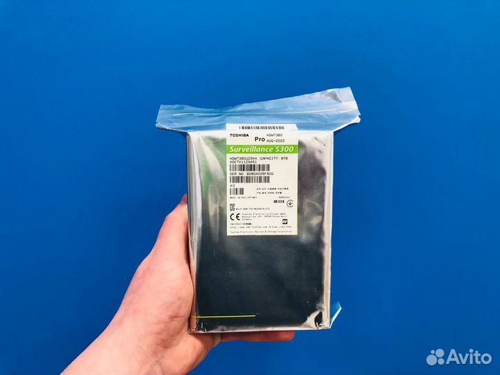 Жесткий диск для видеонаблюдения Toshiba S300 8000