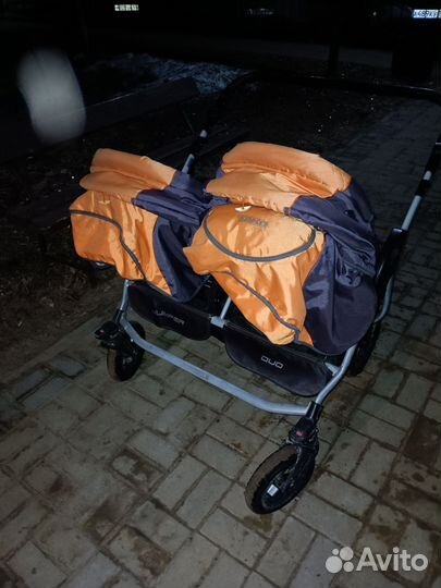 Коляска для двойни tako jumper duo 3 в 1