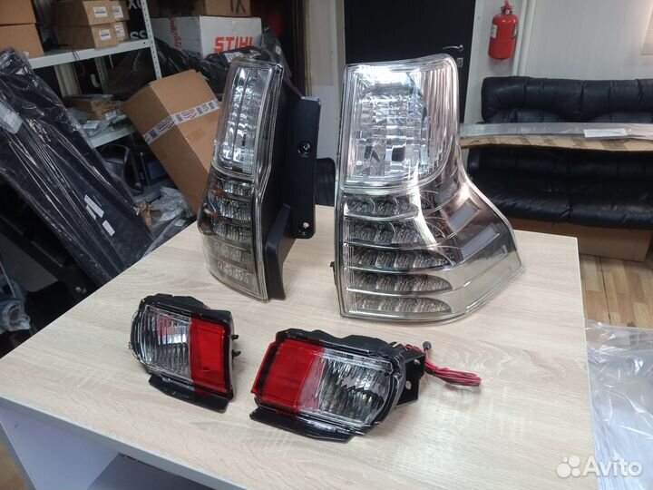 Фонари + катафоты Prado 150 стиль Lexus GX460