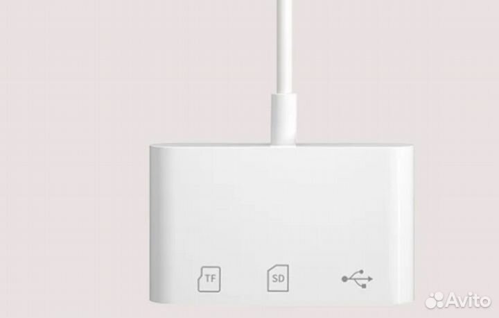 Адаптер Micro-USB для чтения карт TF SD и USB