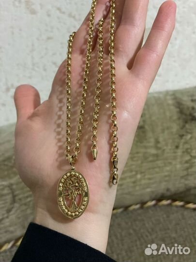 Золотая подвеска древо жизни 585