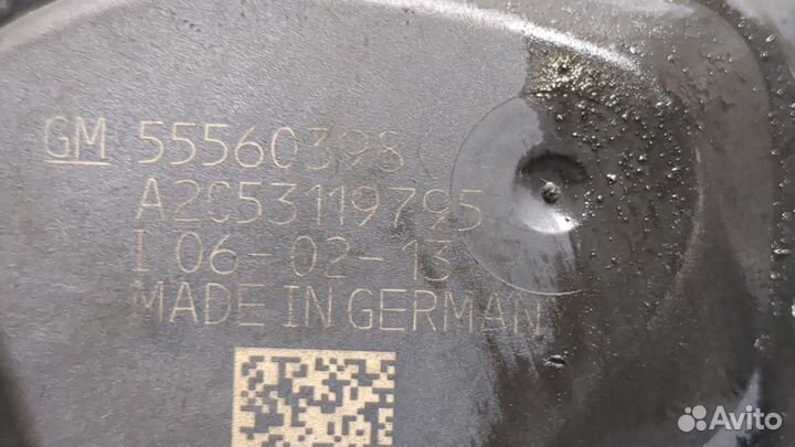 Заслонка дроссельная Opel Zafira B