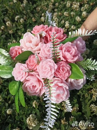 Букет цветов из мыла