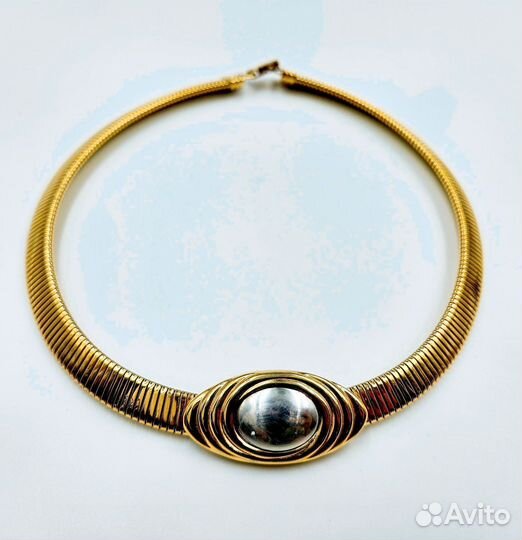 KJL for Avon Чокер Омега Колье Стрейч винтаж