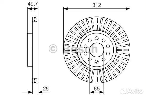 Диск тормозной