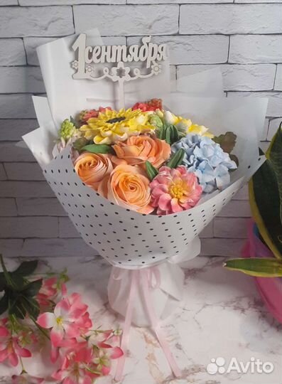 Съедобный букет из зефира