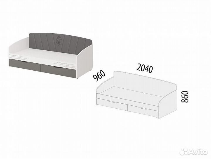Кровать Аляска 501.11