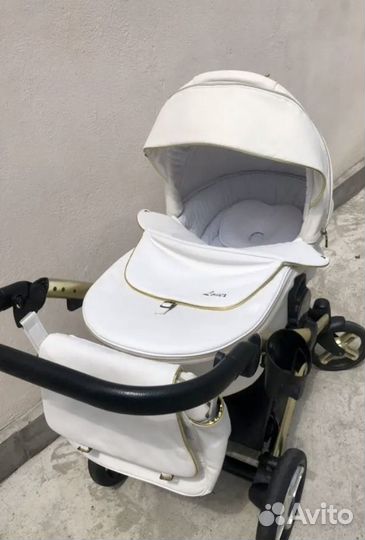 Коляска 2 в 1 эко кожа