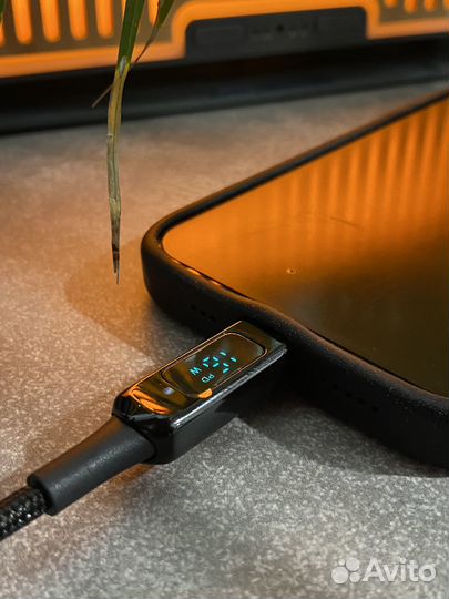 Кабель для зарядки Type-C Lightning 120см C6-01