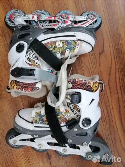 Ролики коньки детские раздвижные р.29-32